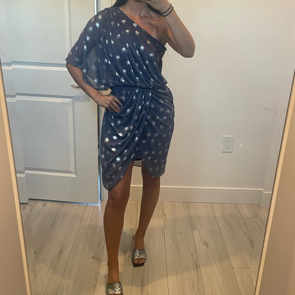 Adrianna Papell Evening One Shoulder Dress